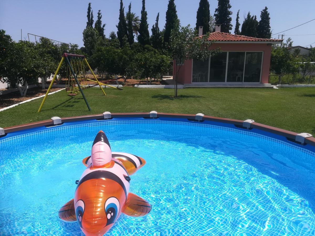 Marathon Beachside Villa 100M From The Beach Schinias Extérieur photo