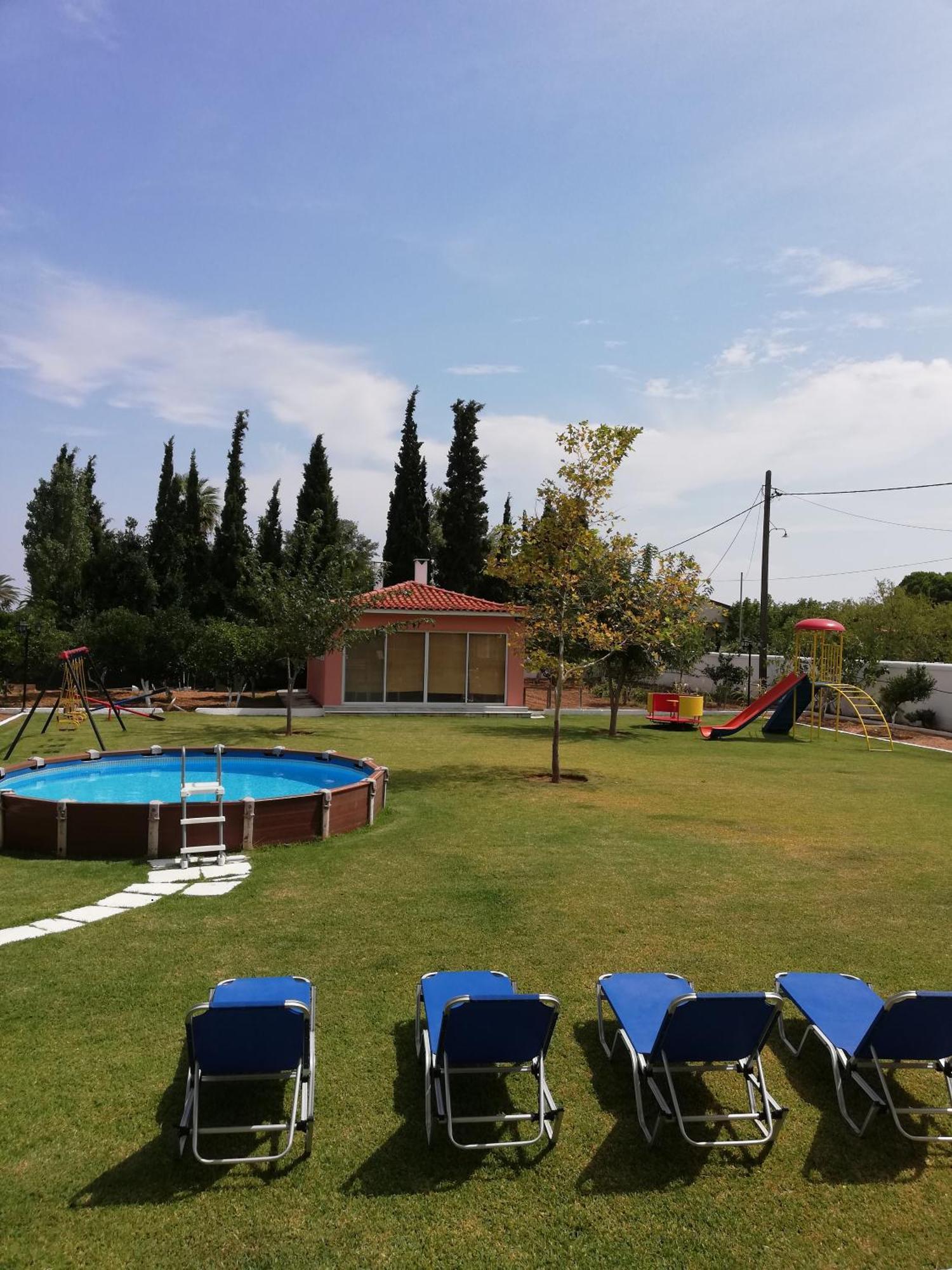Marathon Beachside Villa 100M From The Beach Schinias Extérieur photo
