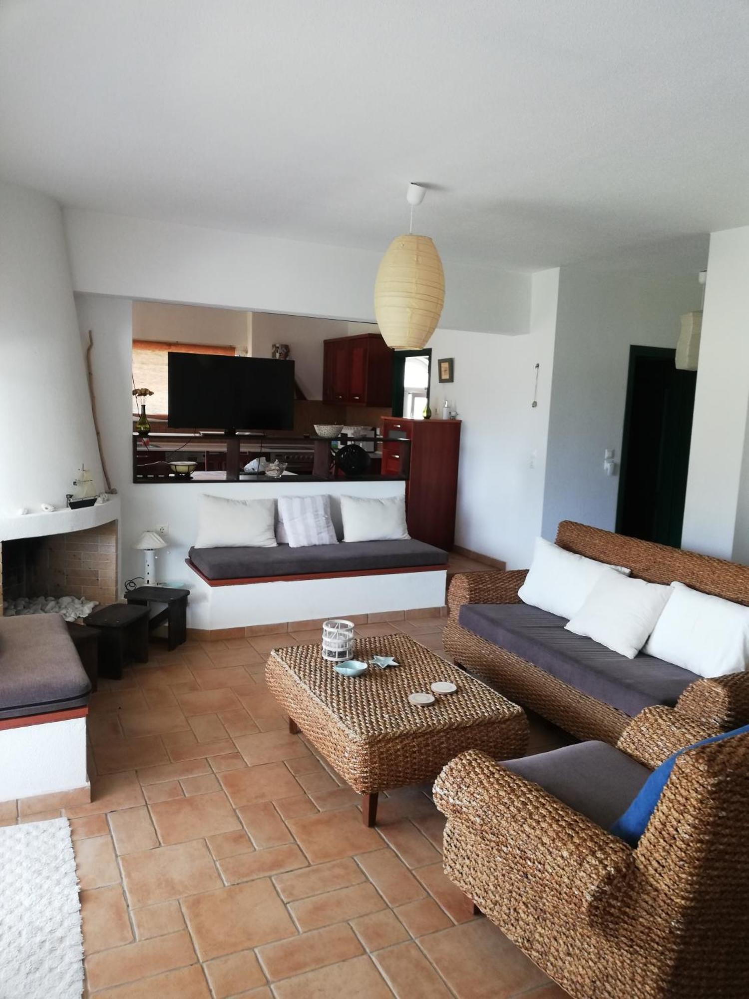 Marathon Beachside Villa 100M From The Beach Schinias Extérieur photo
