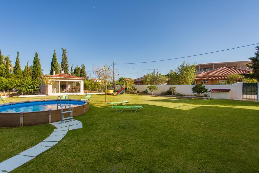 Marathon Beachside Villa 100M From The Beach Schinias Extérieur photo